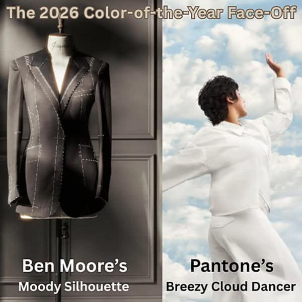 Best 2026 Paint Color of the Year Pantone vs Benjamin Moore