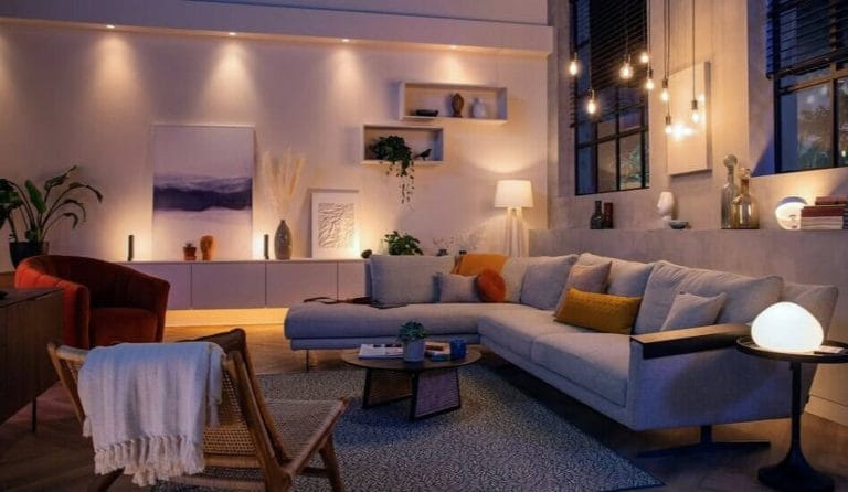 Living room mood lighting. Layered lighting