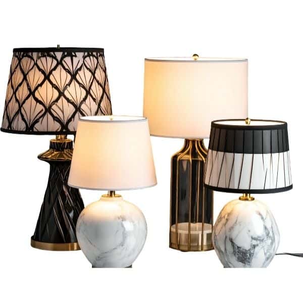 Various lamps for interior design