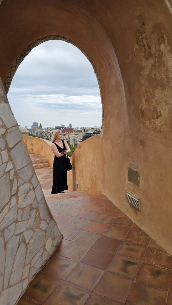 Casa Milà rooftop and Barcelona views
