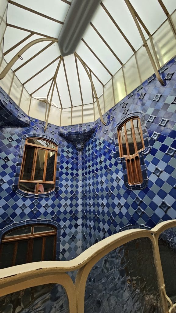 Casa Batlló tile at Gaudi house